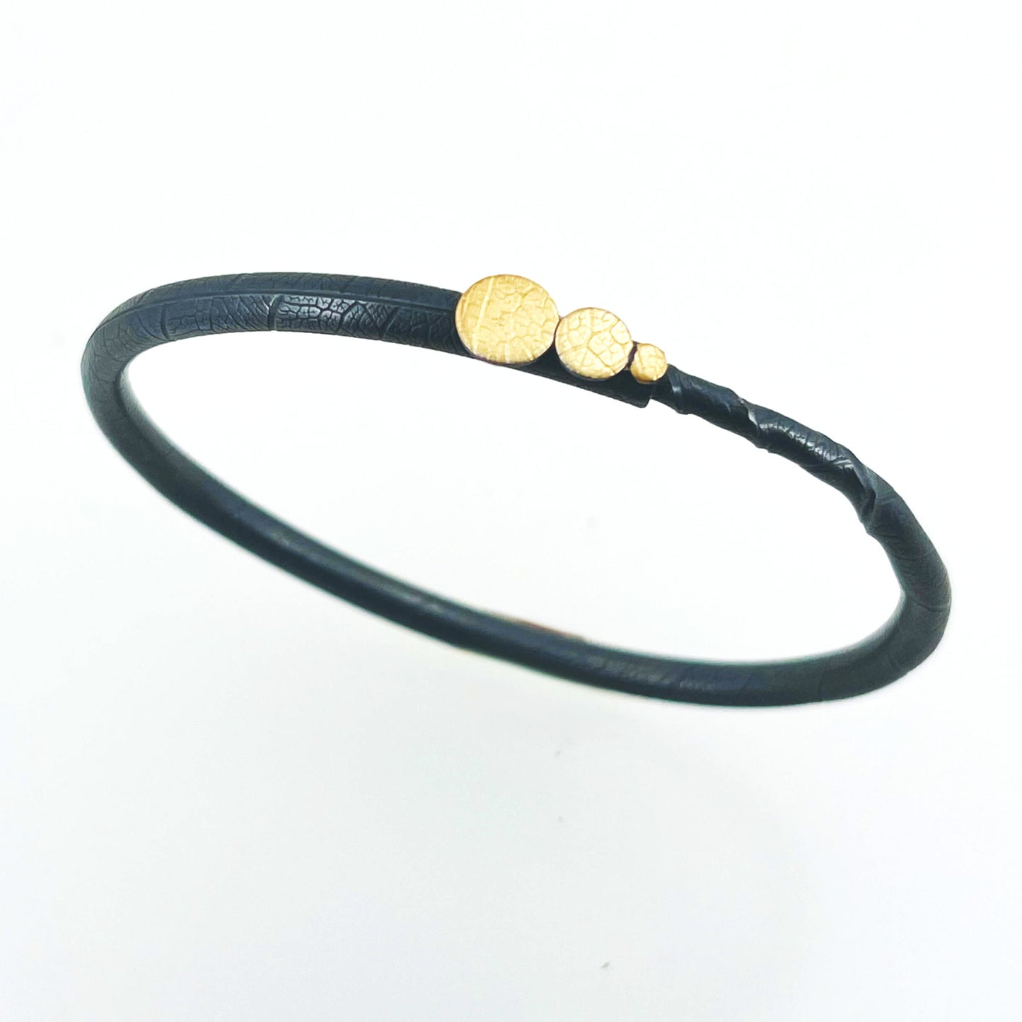 Sterling Silver Twig Stepping Stone Style Bracelet, CM259, Christine MacKellar