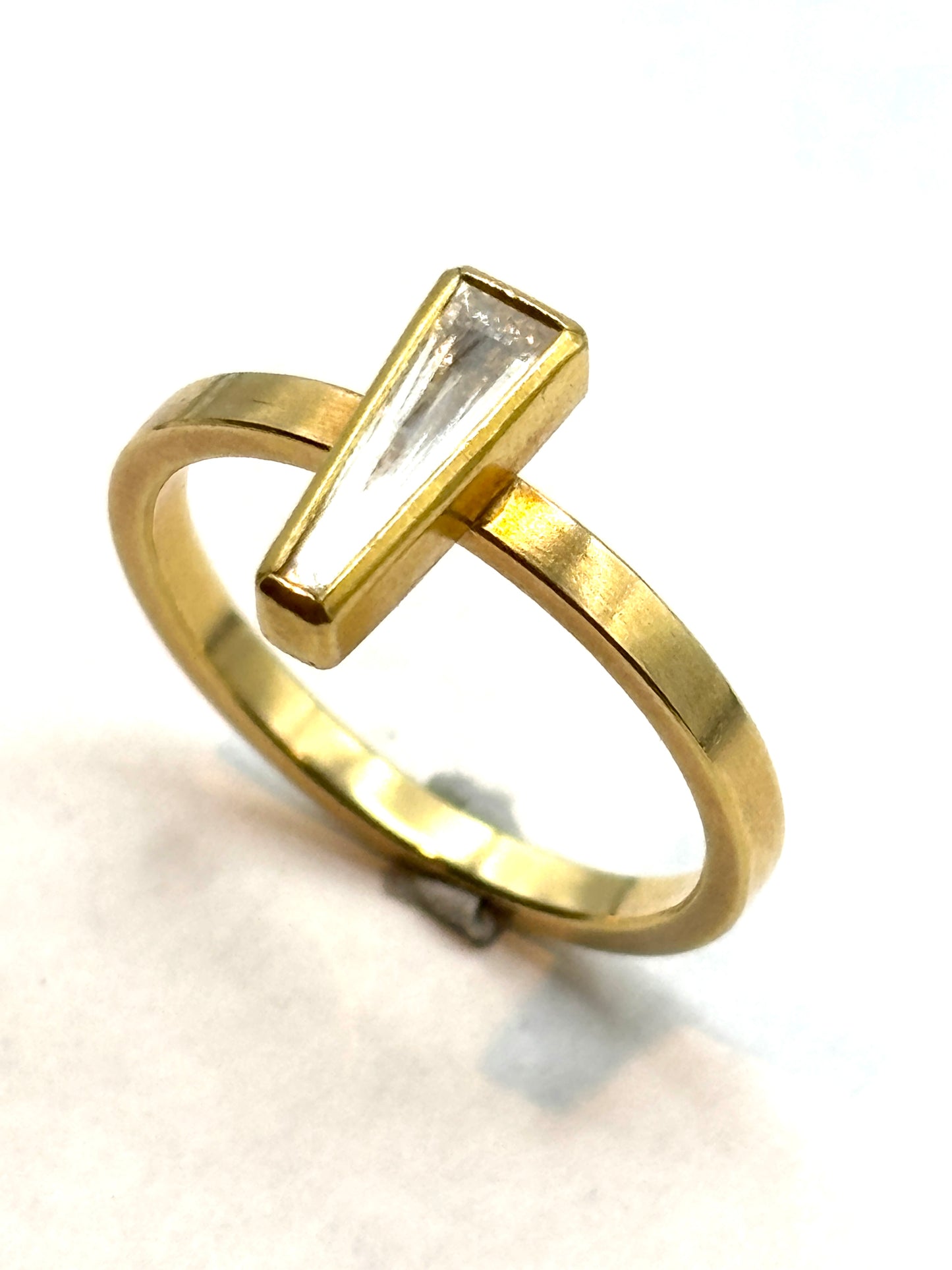 Diamond Tapered Baguette Ring 0.40ct 22k/18k Gold 22k/18k