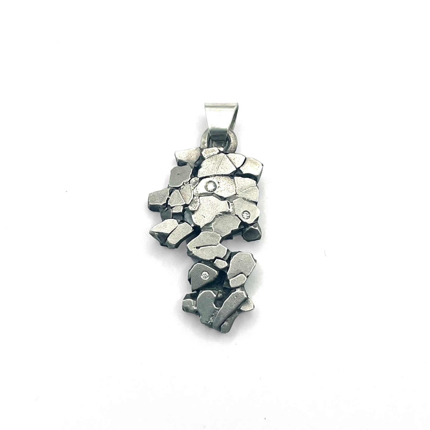 Sterling Silver Shatter Me Pendant, HC2601, Hsinyu Candy Chu
