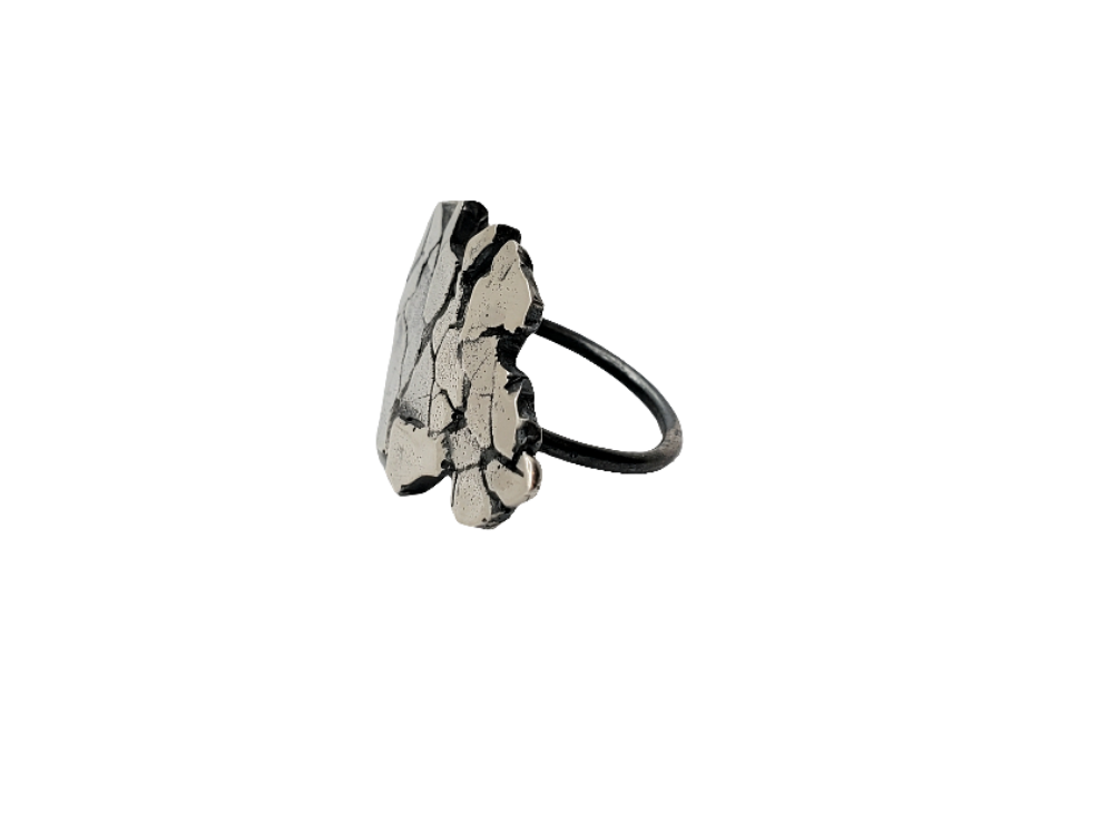 Sterling Silver Shatter Me Ring #4