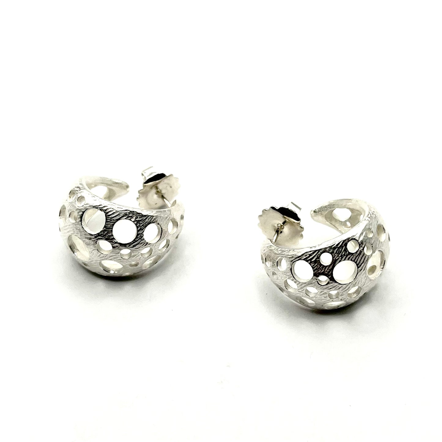 Sterling Silver Siv Hoop Earrings, DK2528, Dahlia Kanner