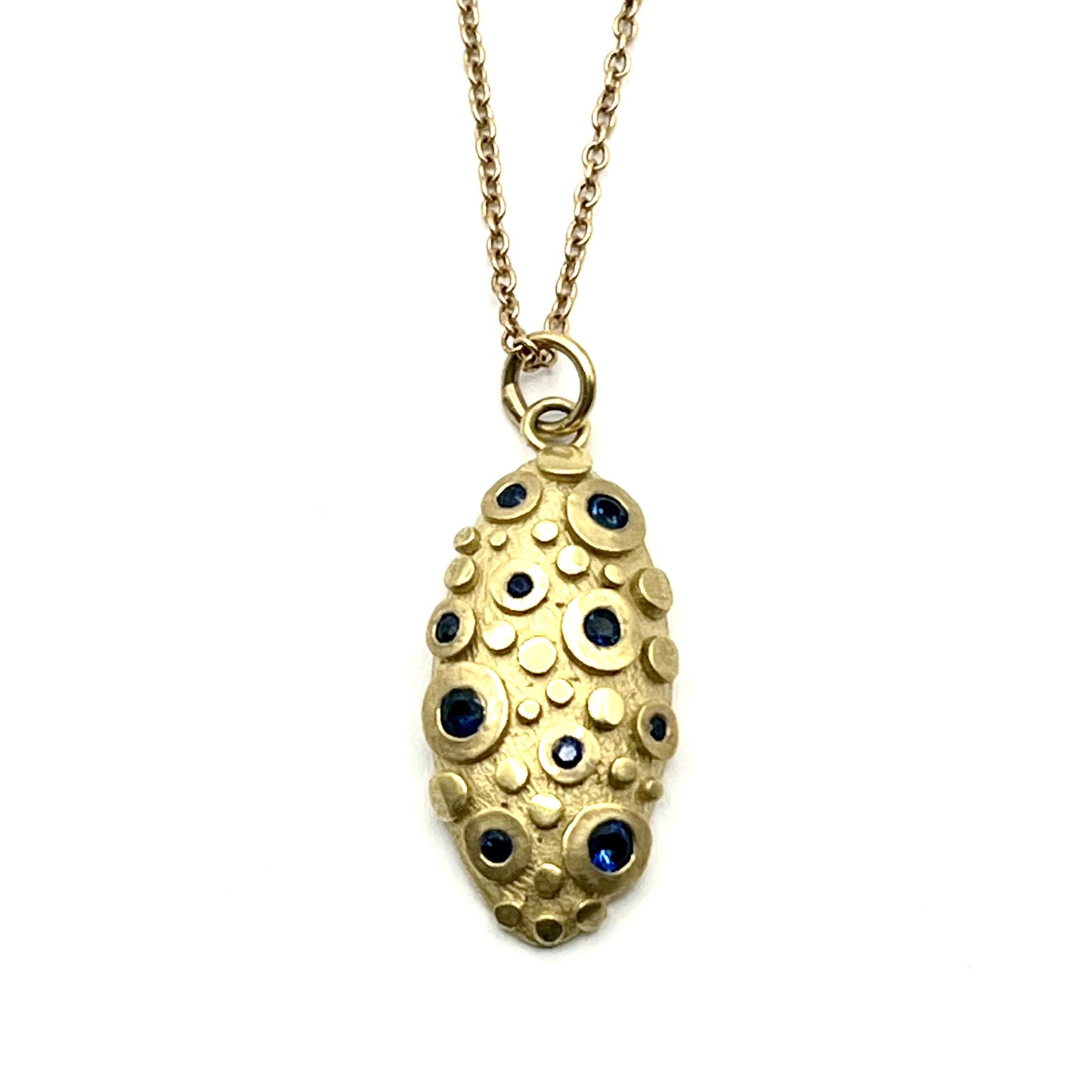 18kt Gold with Sapphires Necklace, DA0213/2209, Dahlia Kanner