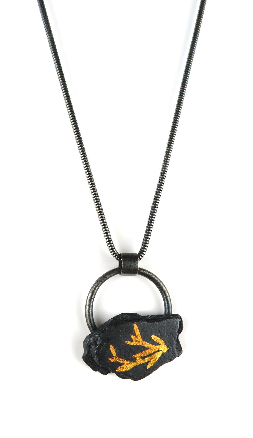 Sterling Silver Olive Branch Necklace, LM0074, Lisa Mueller