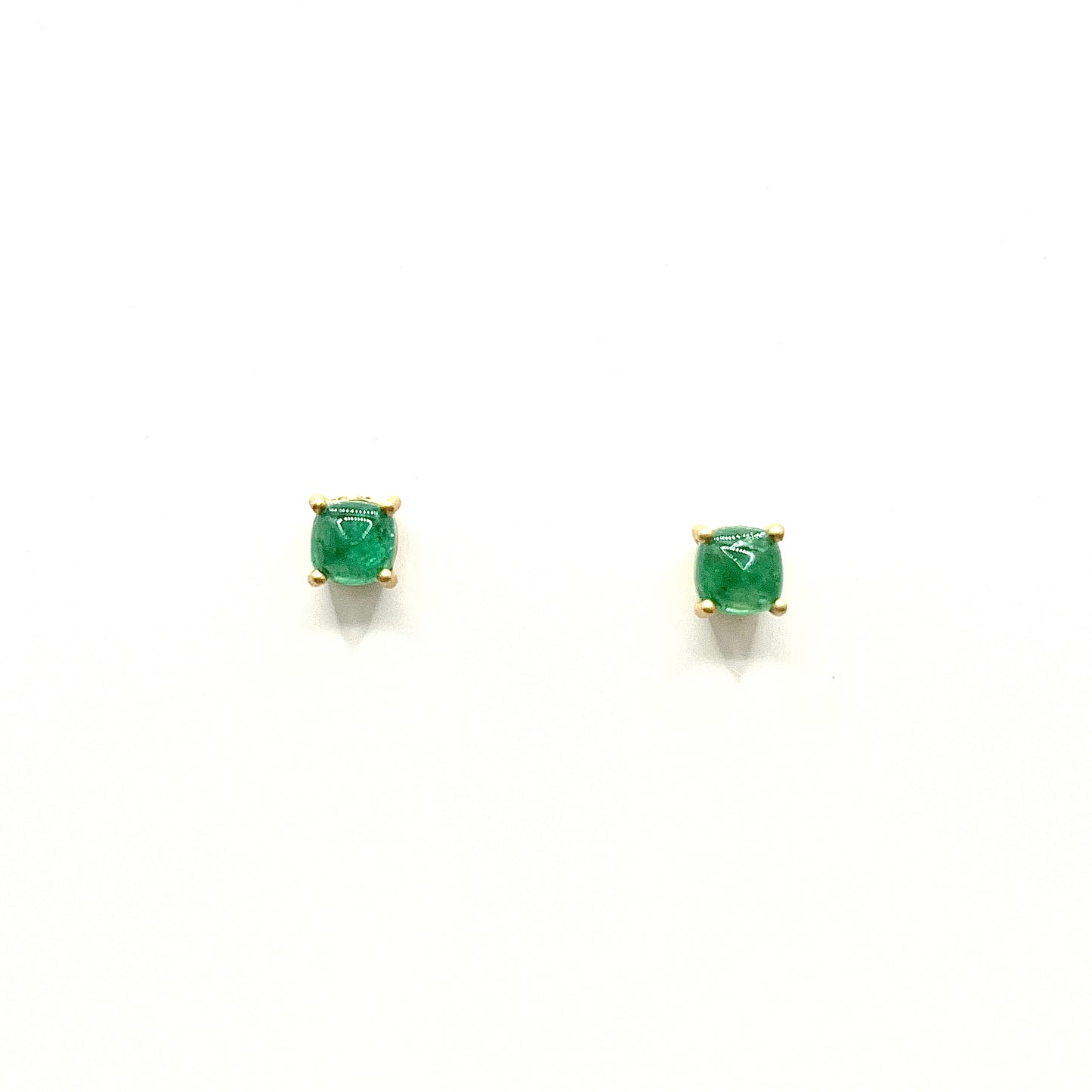 18kt Emerald Stud Earrings