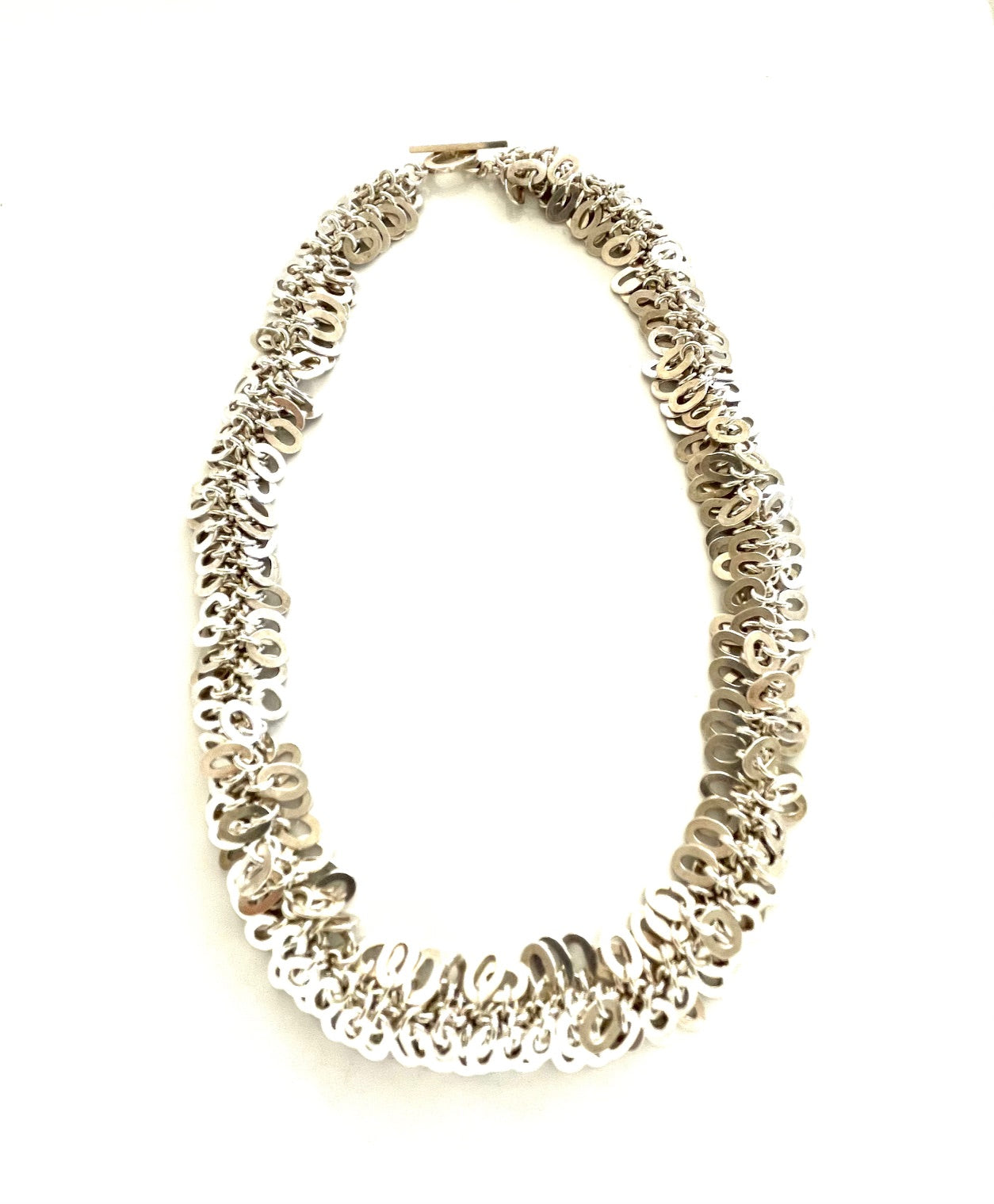 Sterling Silver Oval Link Necklace, EB2505, Elisa Bongfeldt