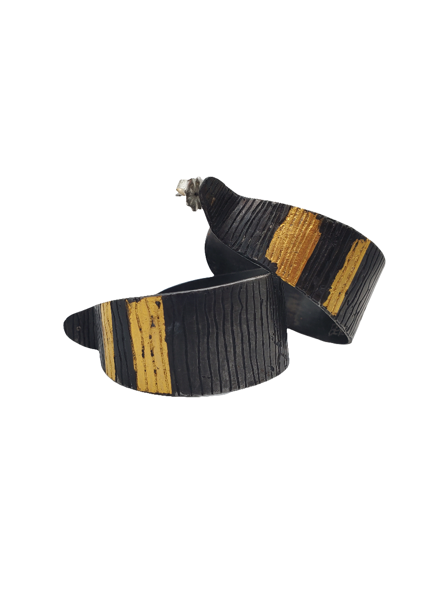 Vantaglow Earrings in Steel/Gold