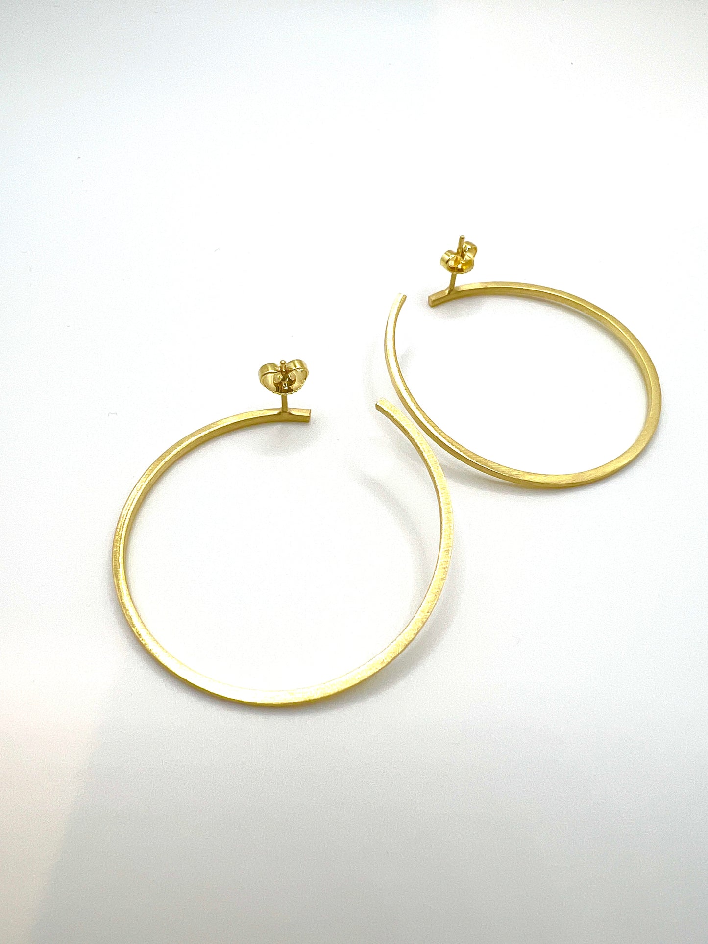 Vermeil Open Hoop Earrings