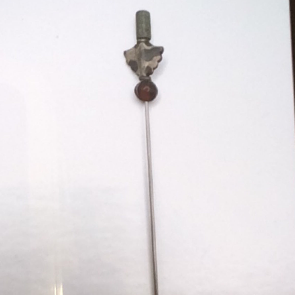 Pin - Sterling Silver, Amber, Coral with Metal Beads, KYK0364/20230561, Kyung Hee Kim