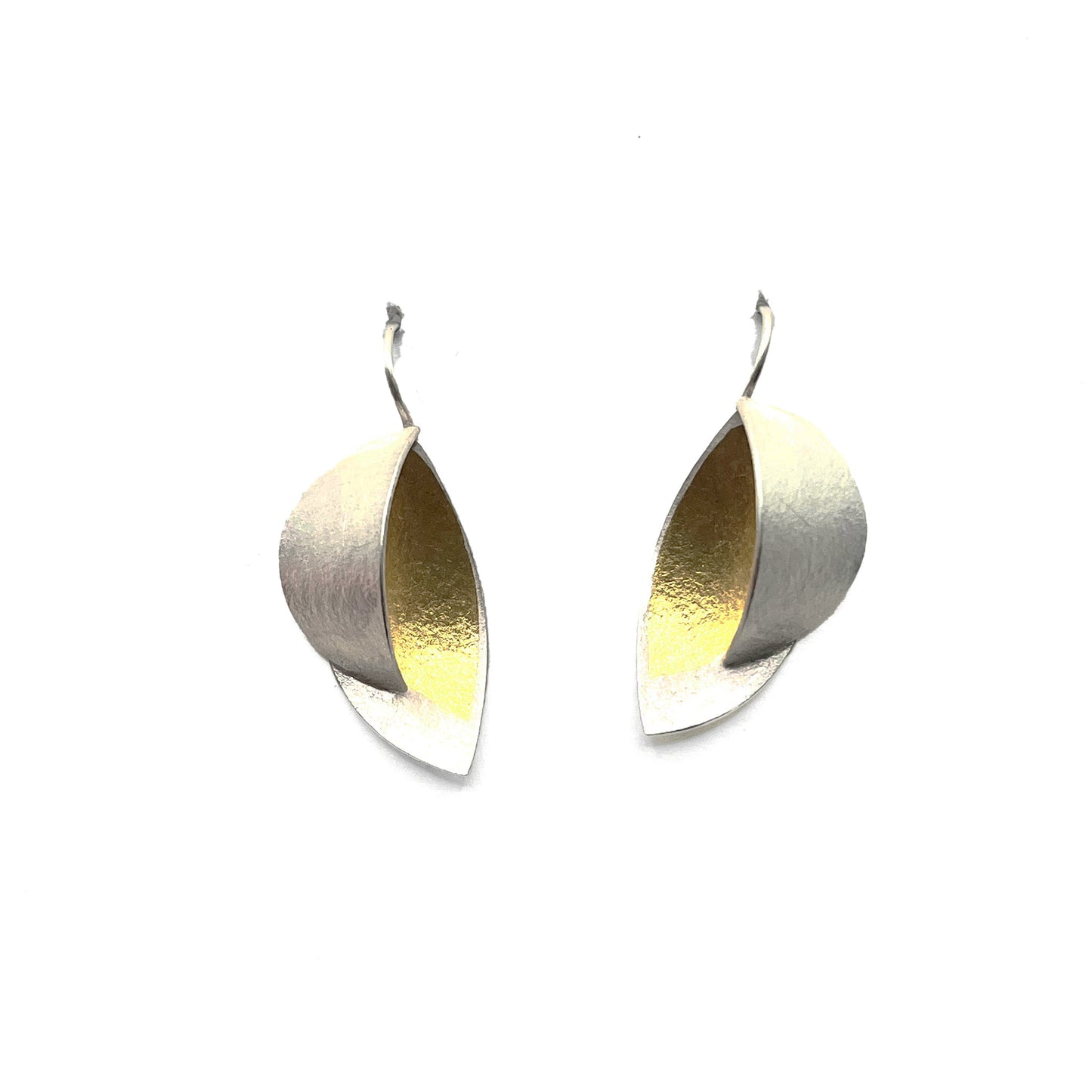 Sterling Silver and accented with 24K gold Nevette Small Earrings, Yu Jean Choi, YC26-NSE03