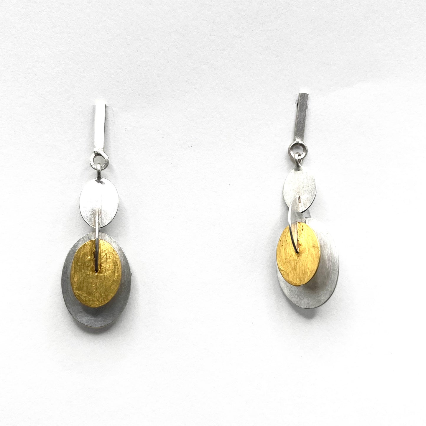 Sterling Silver Ellipses Earrings, Yu Jean Choi, YC26-PSE01