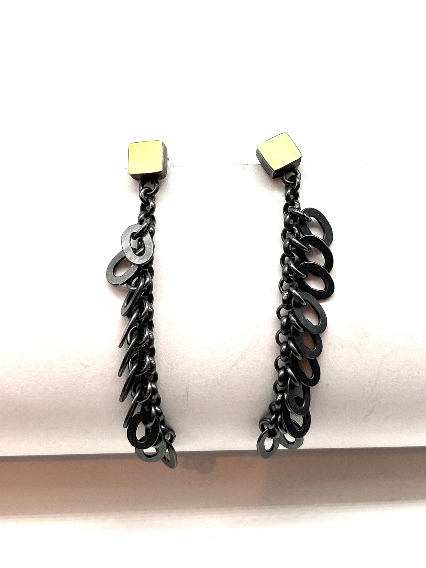 Earrings in Oxidized Sterling Silver