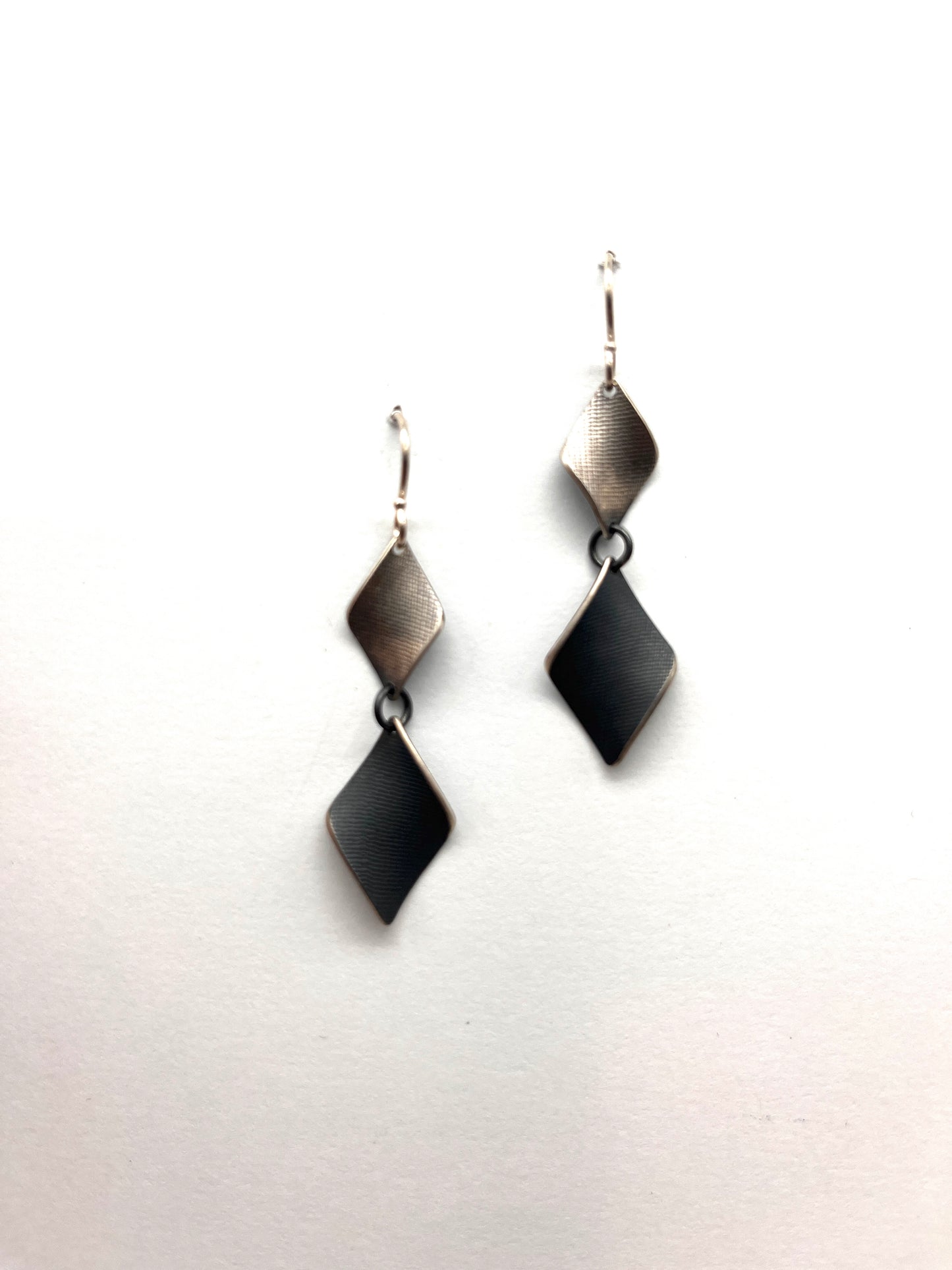 Earrings in Oxidized Sterling Silver