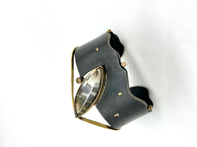 Rutilated Quartz Cuff