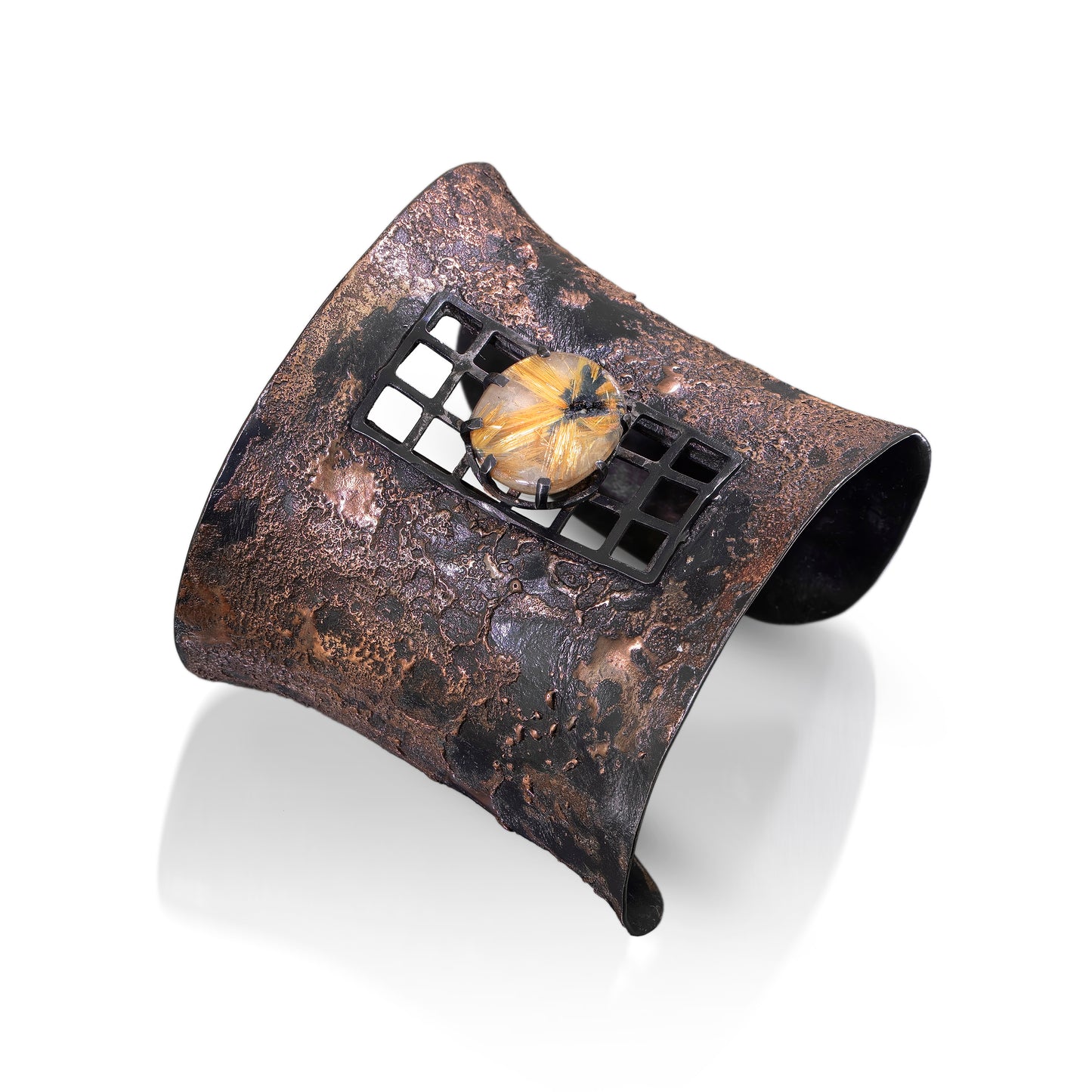 Mirage Cuff in Steel/Gold, BB0007/C2443, Bette Barnett