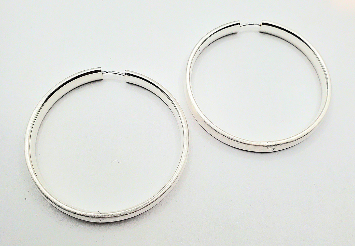 Hoop Earrings in Sterling Silver