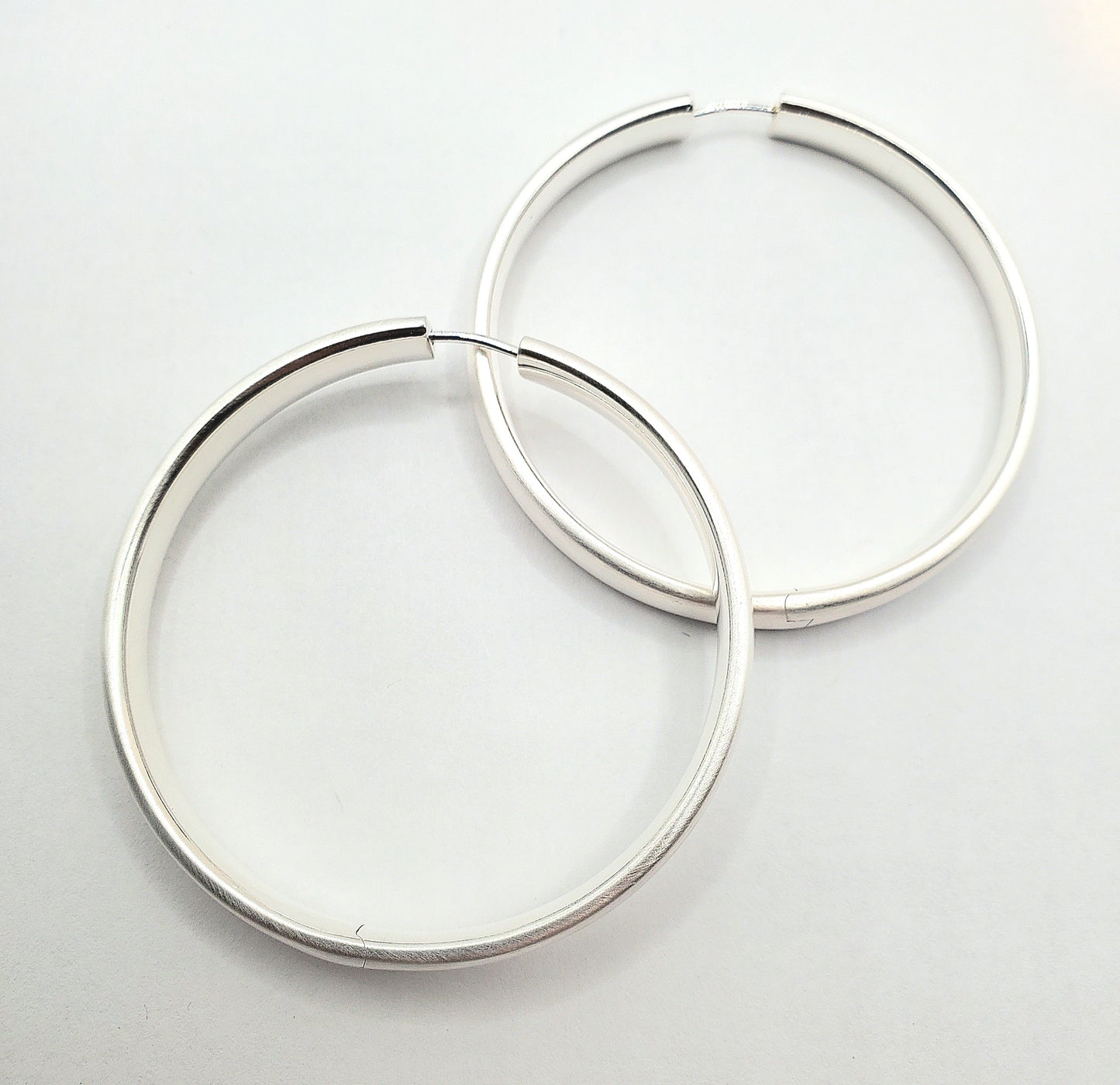 Hoop Earrings in Sterling Silver