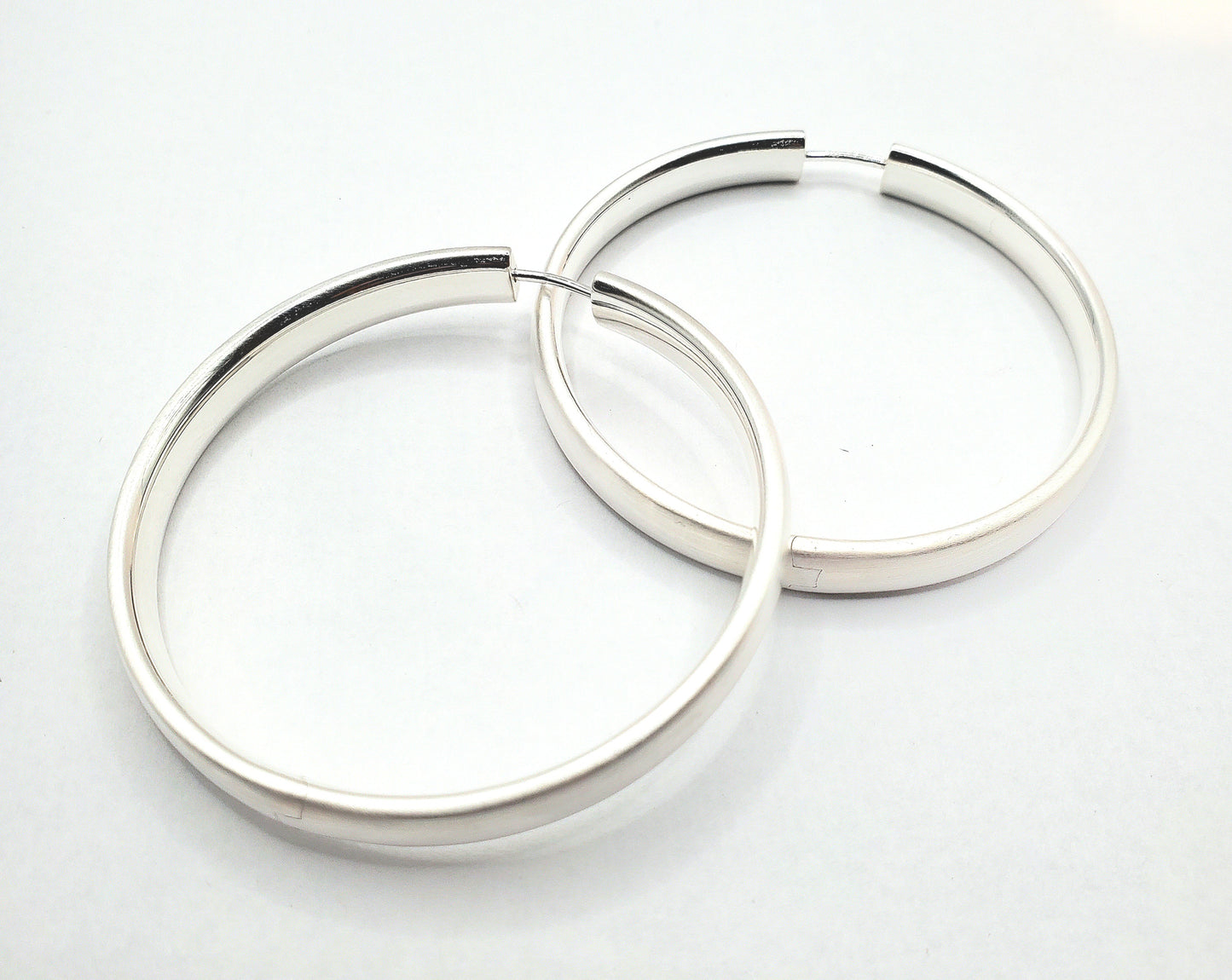 Hoop Earrings in Sterling Silver