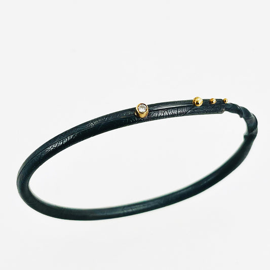 Sterling Silver Twig Line Style Bracelet, CM254, Christine MacKellar