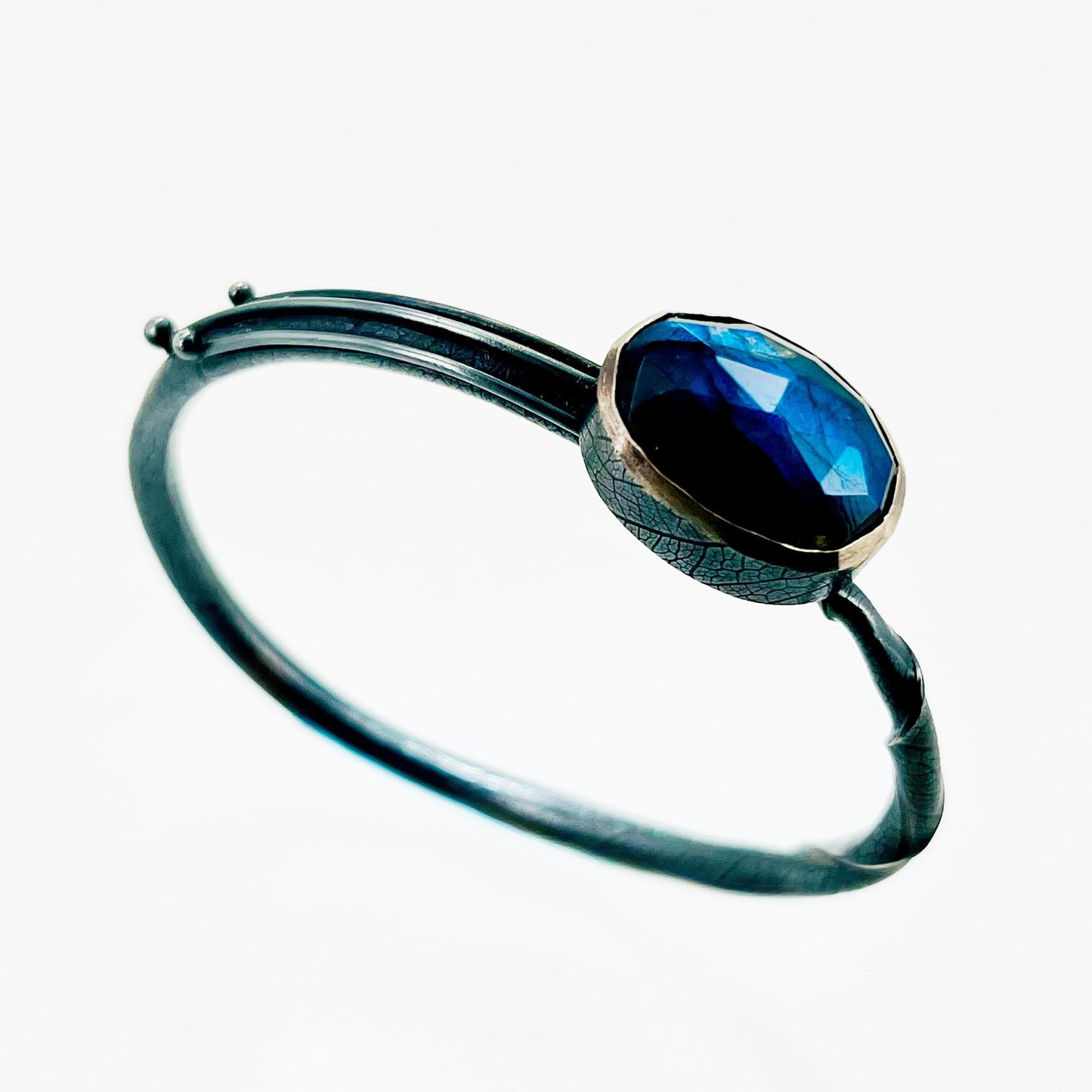 Sterling Sterling Twig Ridgeline Labradorite Bracelet, CM257, Christine MacKellar