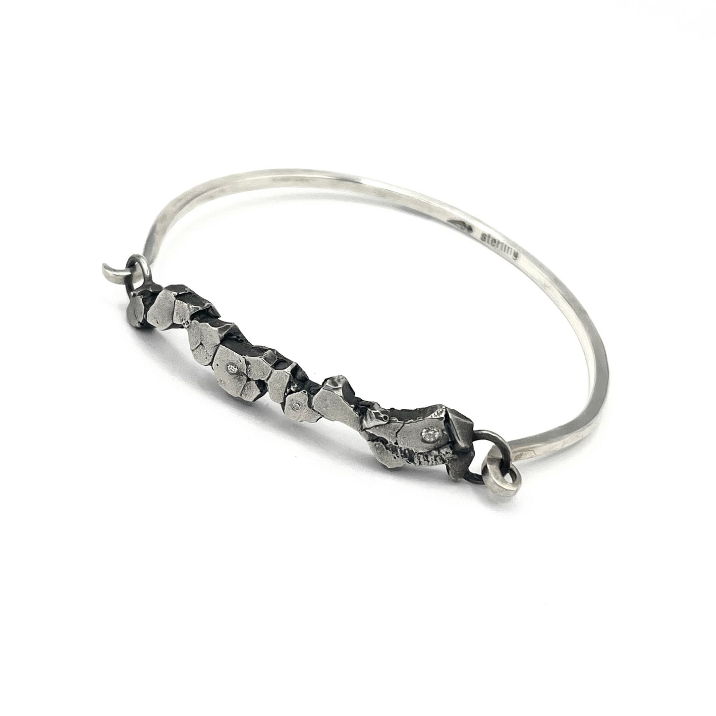 Sterling Silver Shatter Me Small Bracelet, HC2607, Hsinyu Candy Chu