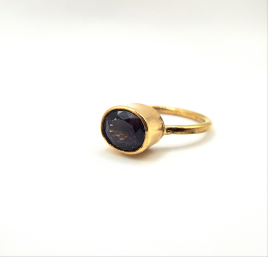 Spinel Ring in 22k Gold