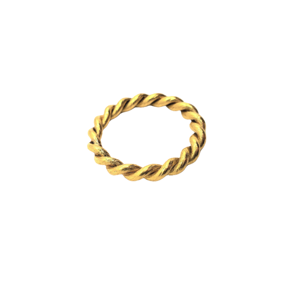 Twisted Ring in 22k Gold