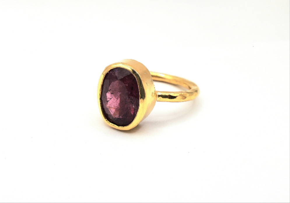 Tourmaline Ring in 22k Gold