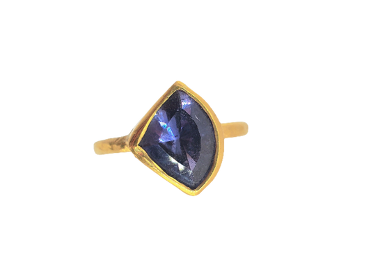 Sapphire Ring in 22k Gold