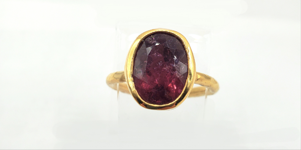 Tourmaline Ring in 22k Gold