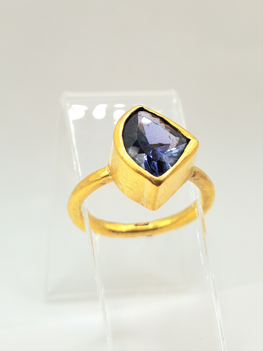 Sapphire Ring in 22k Gold