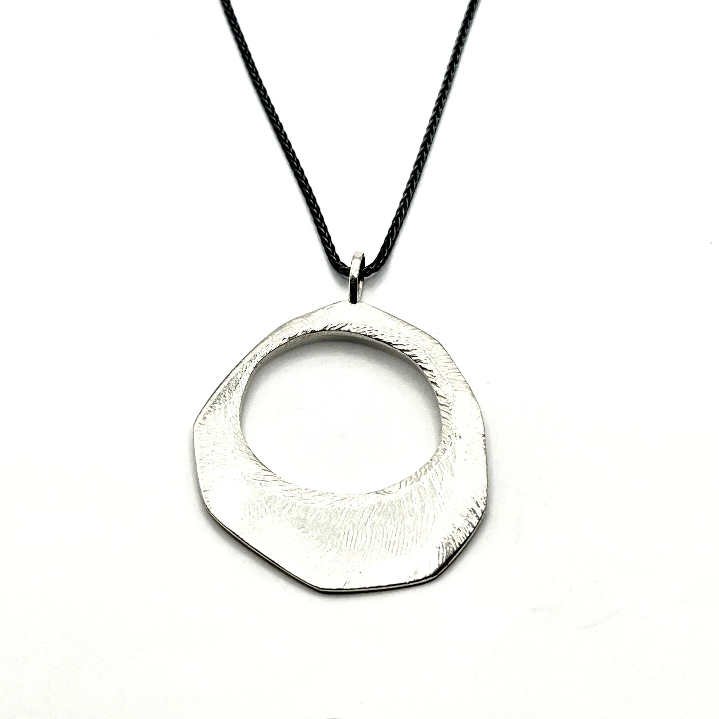 Sterling Silver Open Circle Pendant, DK2503,Dahlia Kanner