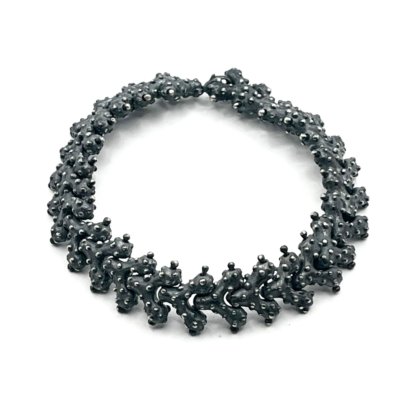 Sterling Silver Bumpy Links Bracelet, DA01291-B1, Dahlia Kanner