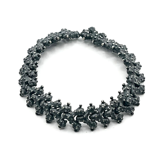 Sterling Silver Bumpy Links Bracelet, DA01291-B1, Dahlia Kanner