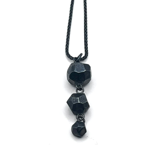 Oxidized Sterling Silver Necklace, DA0088/, Dahlia Kanner