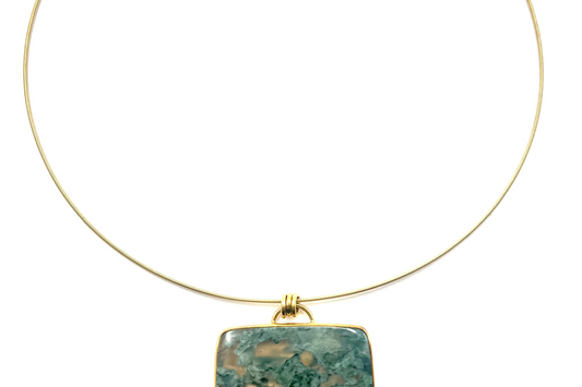 (Collar Only) 18kt Yellow Gold Collar Necklace, SR01, Sandra Russell