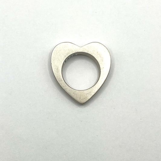 Sterling Silver Heart Ring, SR13, Sandra Russell