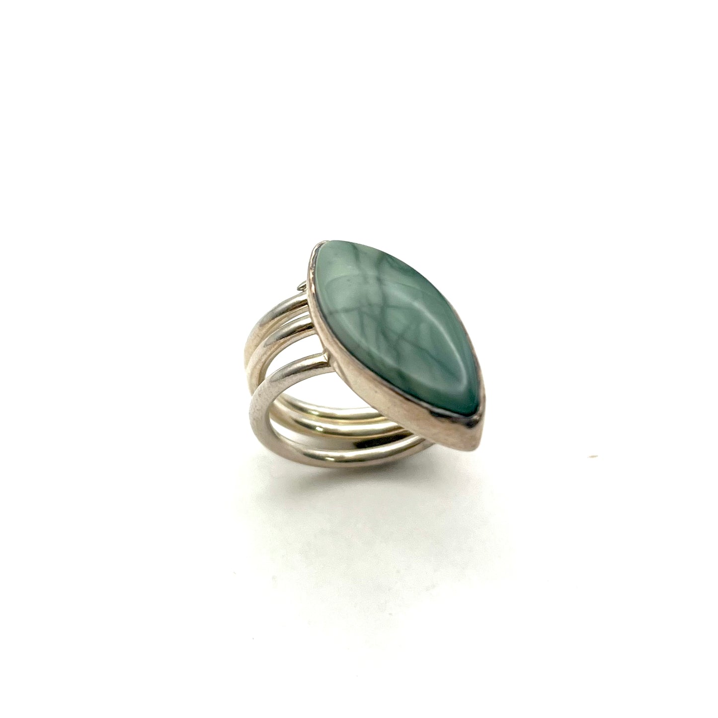 Sterling Silver Imperial Jasper Ring, SR11, Sandra Russell