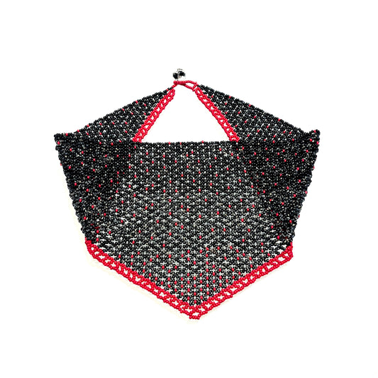 Glass Beaded Draped Necklace, FGE005, Fernanda Gaspar