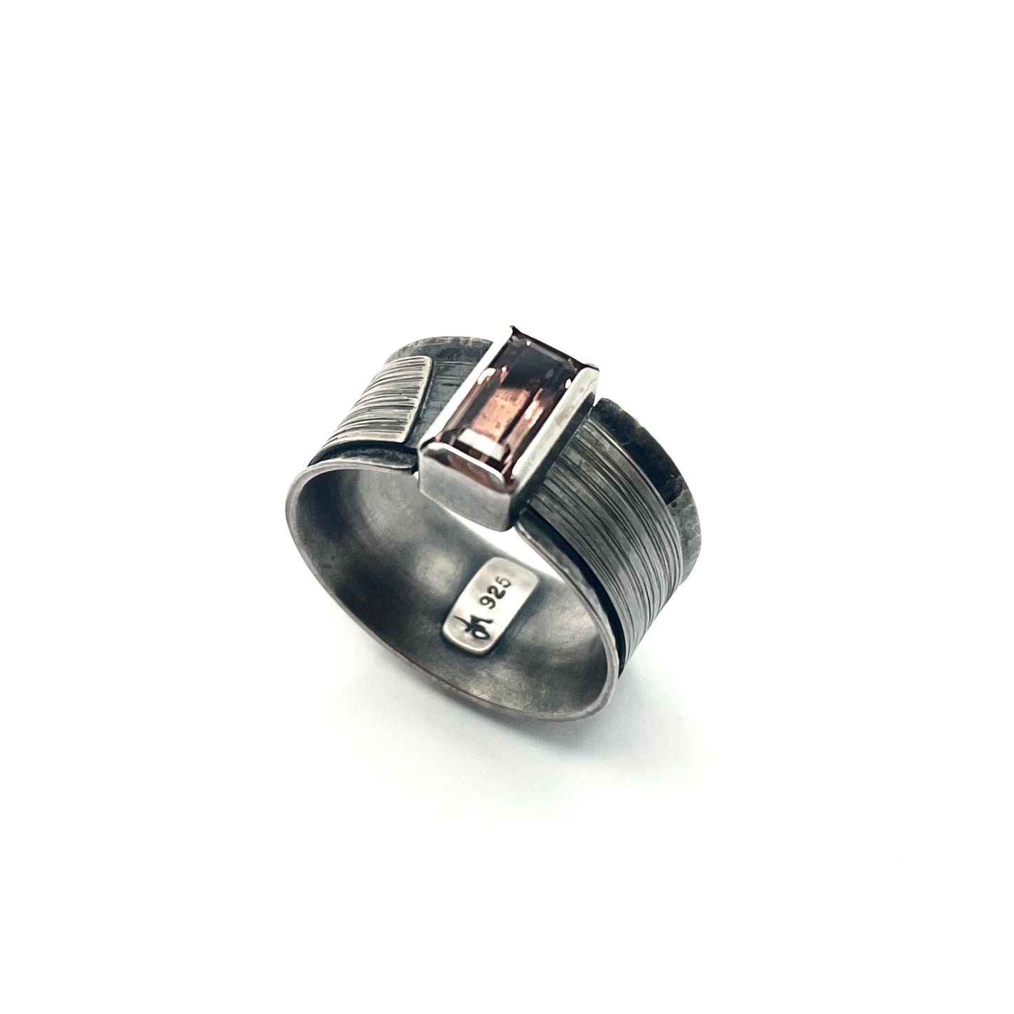 Sterling Silver Pink Tourmaline Wrap Ring, Size 8.5, LM0080 , Lisa Mueller