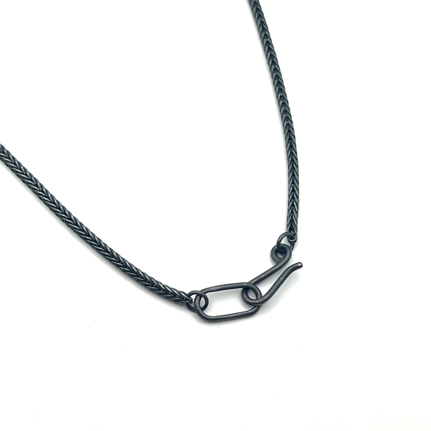 24kt, 14kt & Sterling Silver Prismatic Drop Pendant Necklace with tanzanite & Welo opal, LM0077, Lisa Mueller,