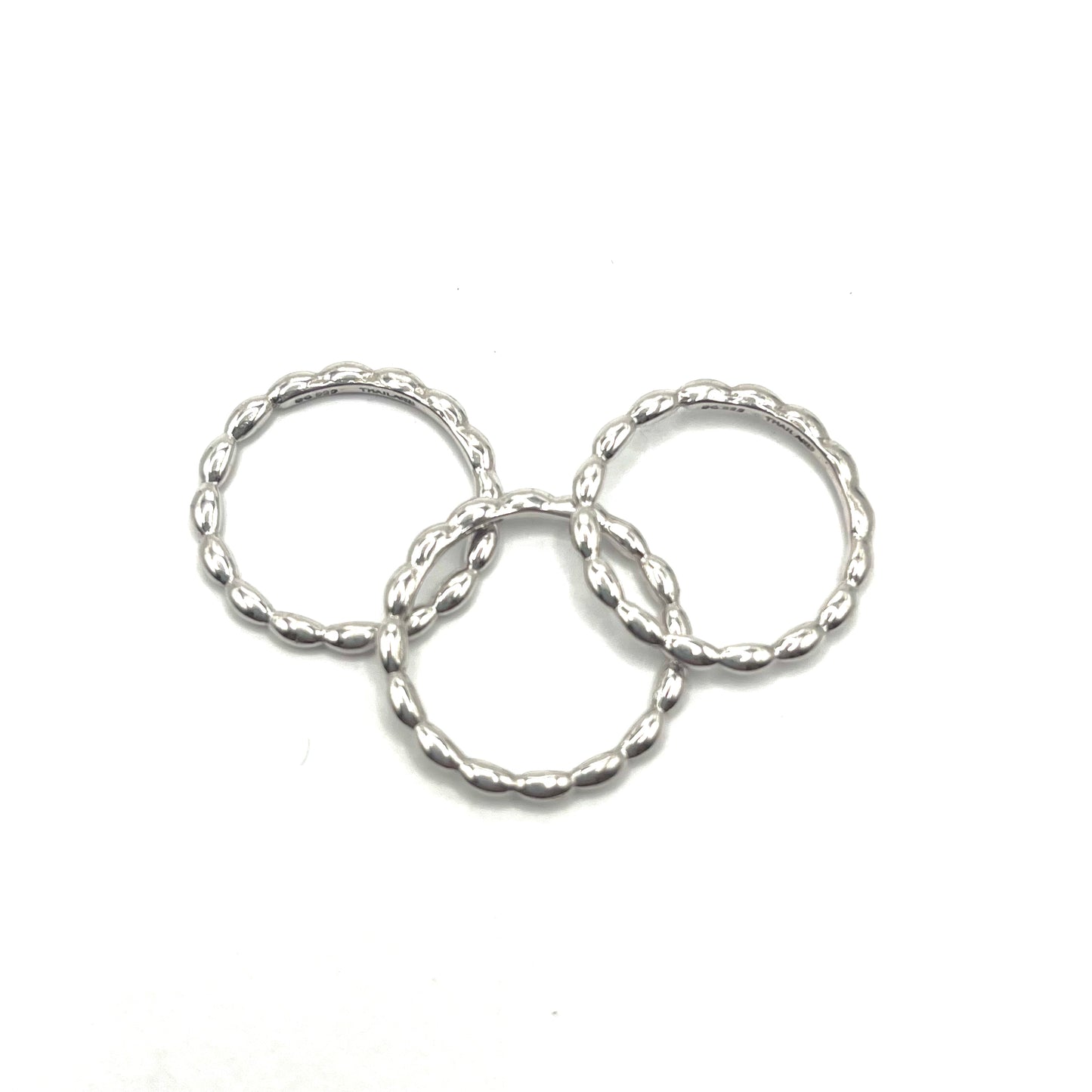 Sterling Silver Beaded Ring, Julie Harris