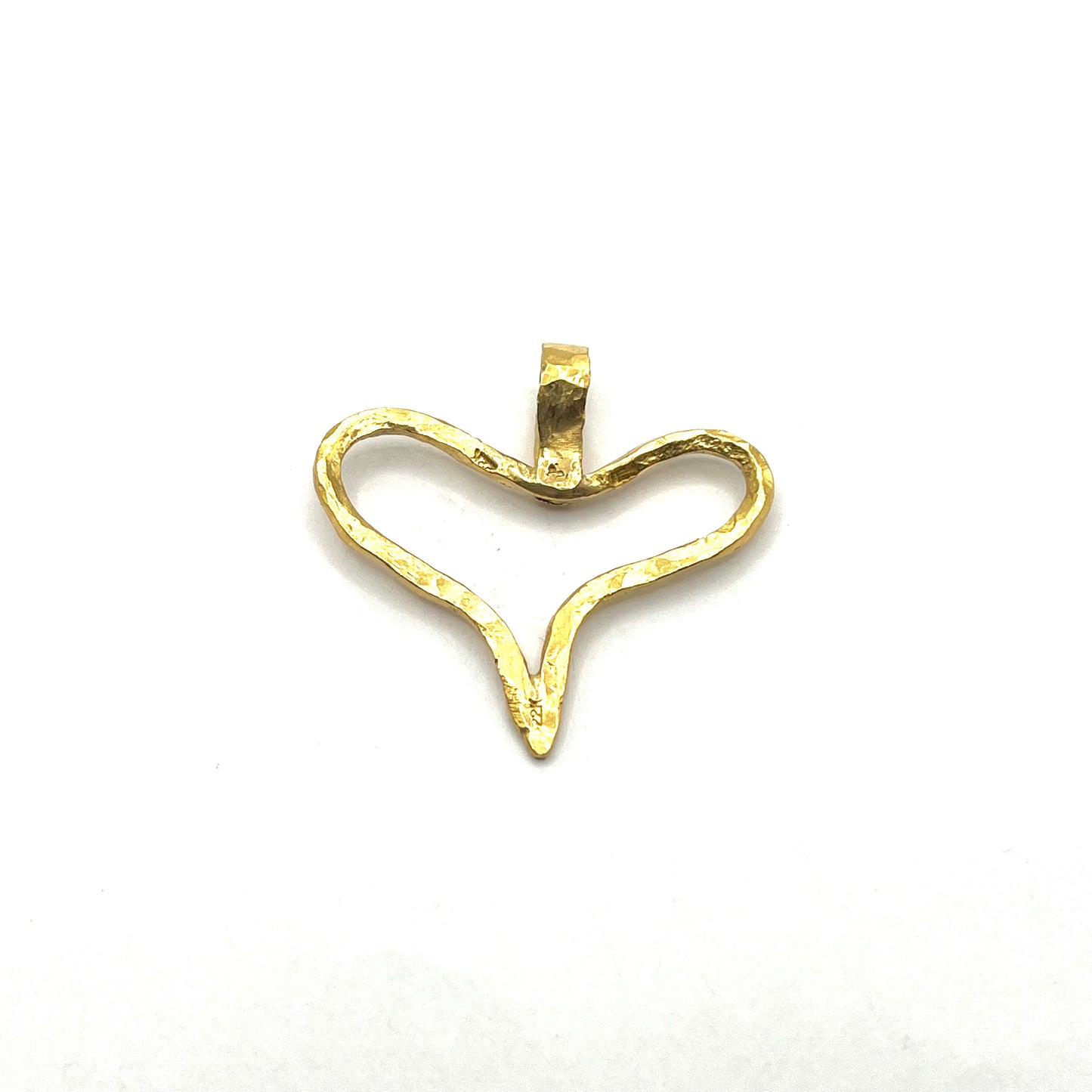 22kt Gold Open Hearts Pendant,  SS3015, Susan Sims