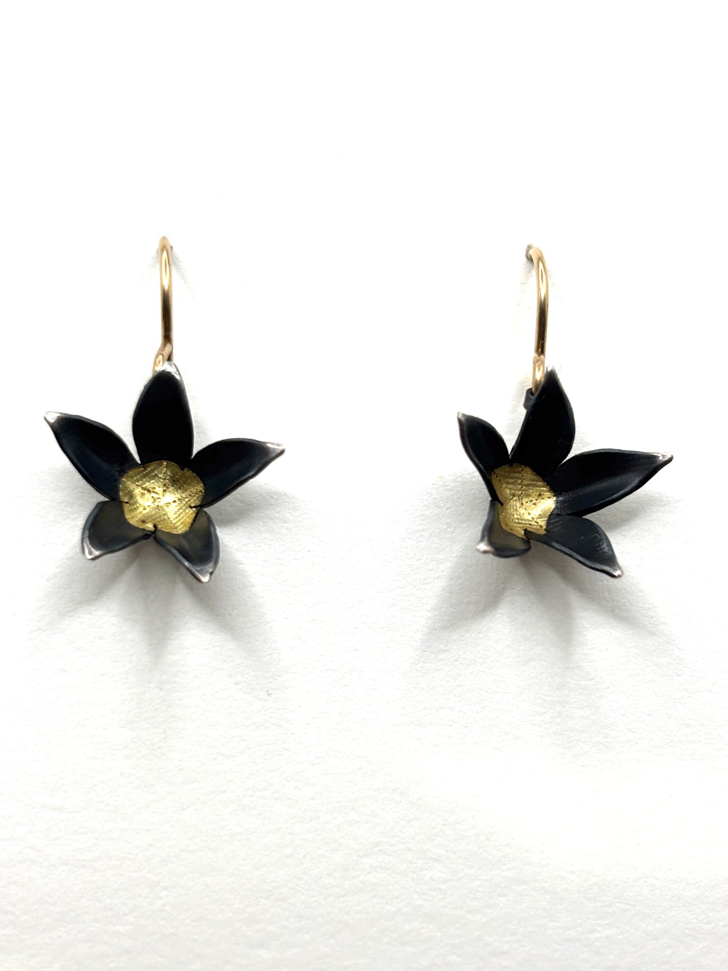 Sterling Silver 18kt Earrings With Gold Fill Ear-Wires OM26-088