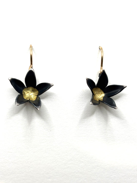 Sterling Silver 18kt Earrings With Gold Fill Ear-Wires OM26-088, OWEN MCLNERNEY
