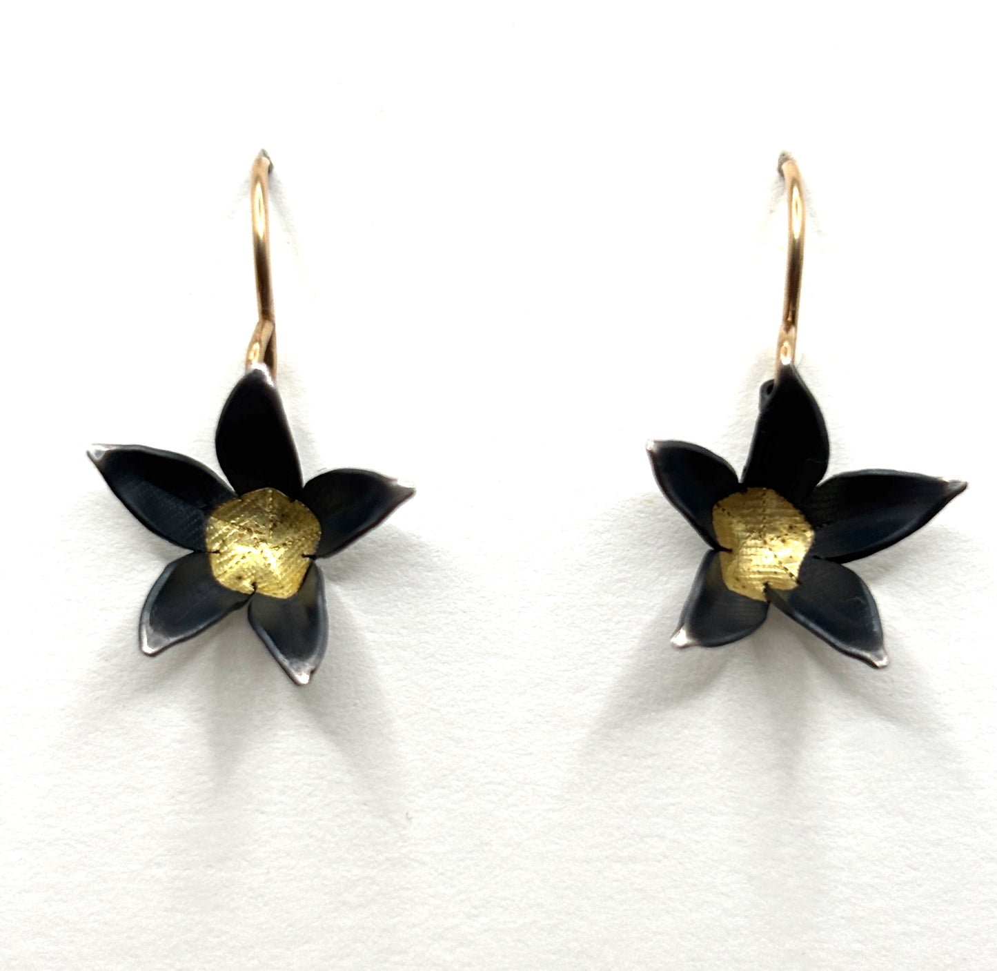 Sterling Silver 18kt Earrings With Gold Fill Ear-Wires OM26-088