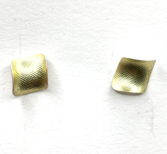 Sterling Silver & 18 kt. Gold Earrings OM26-093, OWEN MCLNERNEY