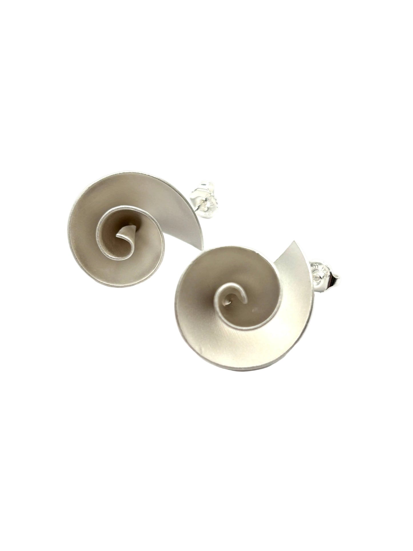 Sterling Silver Spiral. Earrings By, Kelim KL2613