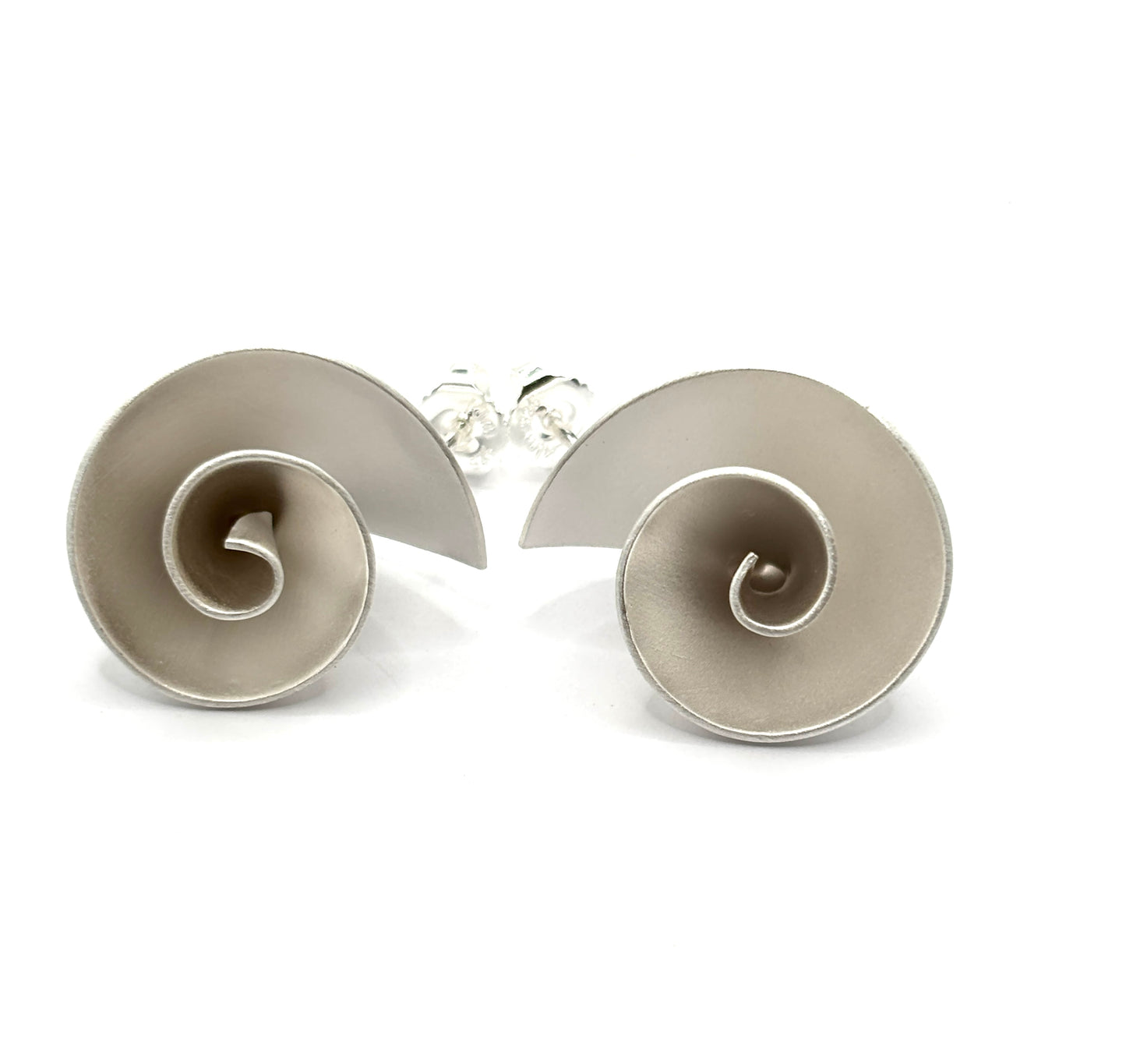 Sterling Silver Spiral. Earrings By, Kelim KL2613