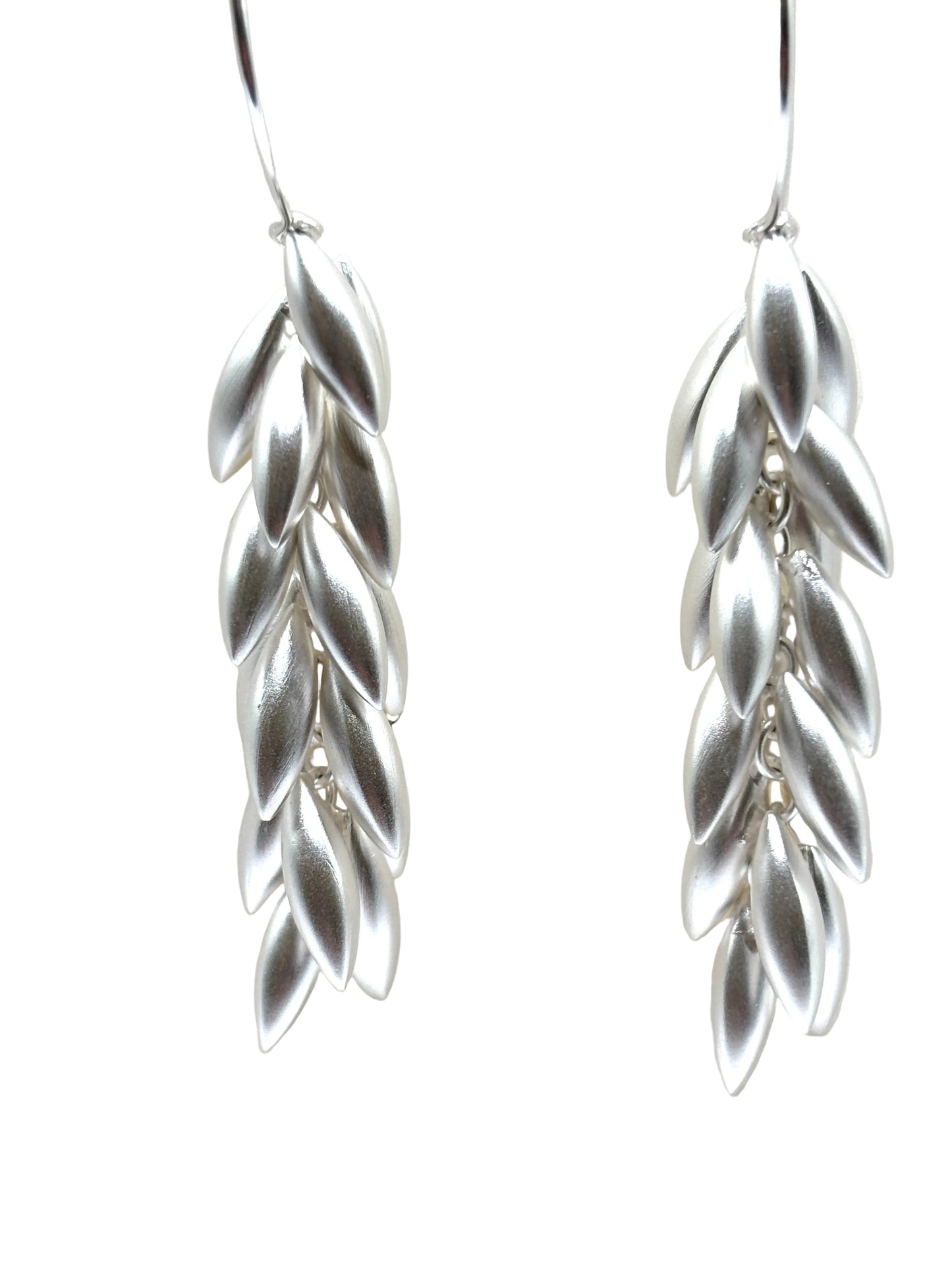 Sterling Silver Feather. shape earrings By, Kelim KL2615