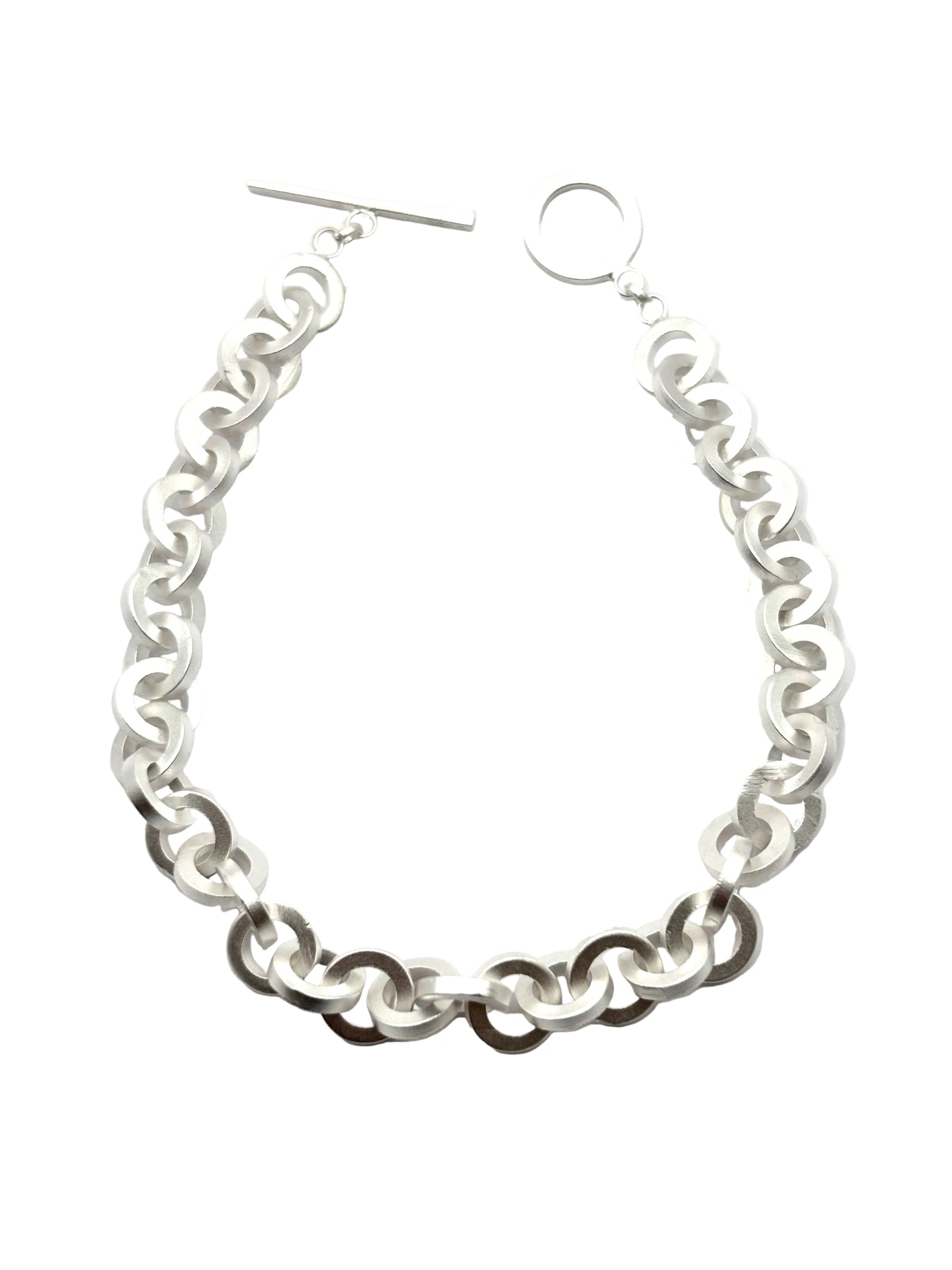 Sterling Silver Circle link Bracelet By, Kelim KL2619